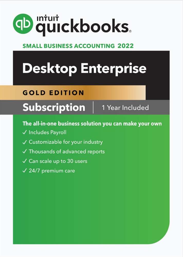 QuickBooks® Enterprise Gold Edition - Accounting Therapy